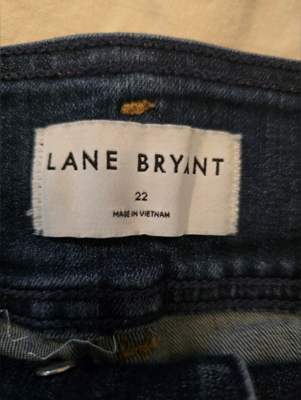 Lane Bryant Size 22 Capri Jeans Dark Wash Cropped Denim Plus Size